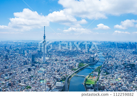 東京市中心航拍照片 112259882