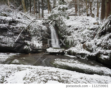 Kenryu Gorge Snow Scenery Kenryu Gorge Snow Scenery 112259901