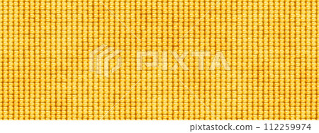A yellow non-slip yoga mat with a massage tactile corncob texture in a seamless pattern A yellow non-slip yoga mat with a massage tactile corncob texture in a seamless pattern 112259974