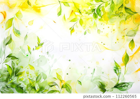 Fresh greenery, sunlight filtering through the trees, eco “Generative AI” 112260565