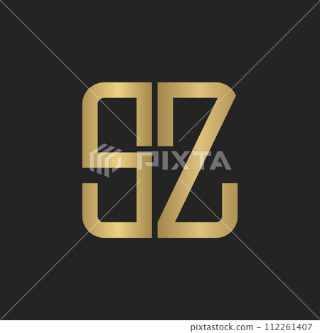 ZS or SZ logo and icon design 112261407