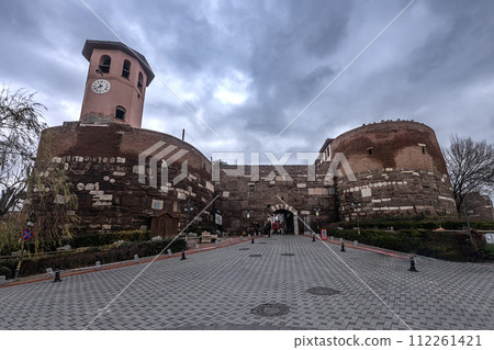 Ankara castle interior and historical houses Ankara castle interior and historical houses 112261421