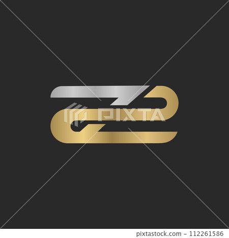 ZS or SZ logo and icon design 112261586