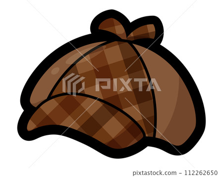 偵探帽插畫 偵探帽插畫 112262650