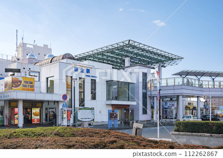 東京福生市東口福生站旋轉與城市景觀 112262867