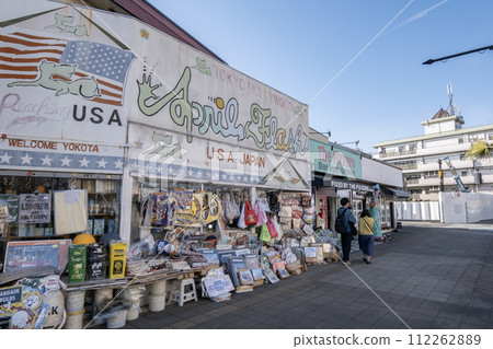 Fussa Base Side Street, a street with an American atmosphere, Fussa City, Tokyo 112262889