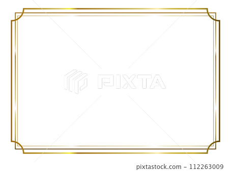 simple gold frame 112263009