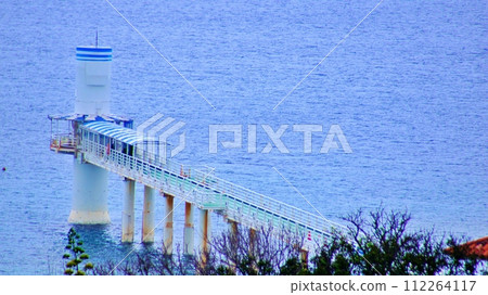 Okinawa Prefecture Busena Marine Park Underwater Observation Tower Scenery Okinawa Prefecture Busena Marine Park Underwater Observation Tower Scenery 112264117