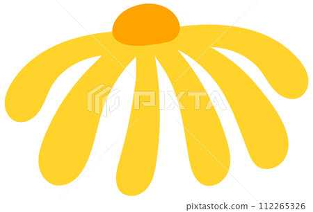 hello spring hand drawn abstract nordic flower symbol object daisy hello spring hand drawn abstract nordic flower symbol object daisy 112265326