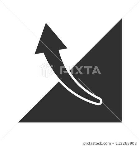Turn page sign icon. Packaging Symbol. Turn page sign icon. Packaging Symbol. 112265908