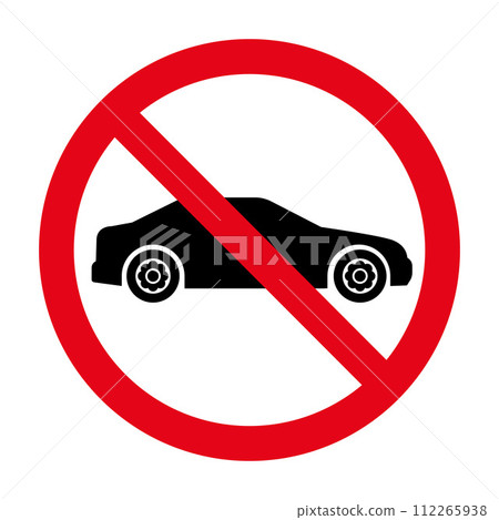 Car ban. Do not drink alcohol during drive. 112265938