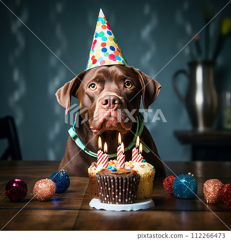 birthday, cake, dog 112266473