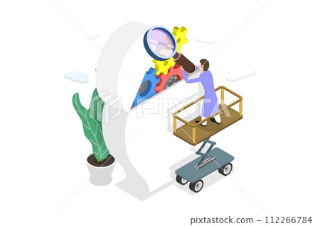 3D Isometric Flat Conceptual Illustration of Open Mind Psychotherapy 3D Isometric Flat Conceptual Illustration of Open Mind Psychotherapy 112266784