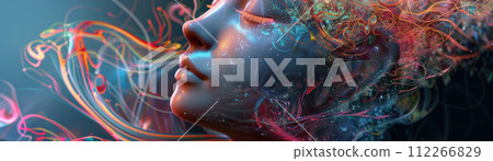 Animators gratitude woven into cybernetic dreams gauze of creativity 112266829