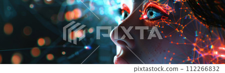 Animators gratitude woven into cybernetic dreams gauze of creativity 112266832