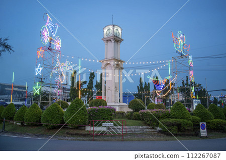 THAILAND SIRACHA KOH LOI ISLAND CLOCK TOWER THAILAND SIRACHA KOH LOI ISLAND CLOCK TOWER 112267087