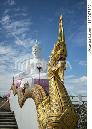 THAILAND LOPBURI PASAK JOLASID DAM BUDDHA 112267152