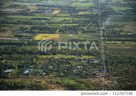 THAILAND LOPBURI LANDSCAPE AGRICULTURE THAILAND LOPBURI LANDSCAPE AGRICULTURE 112267186
