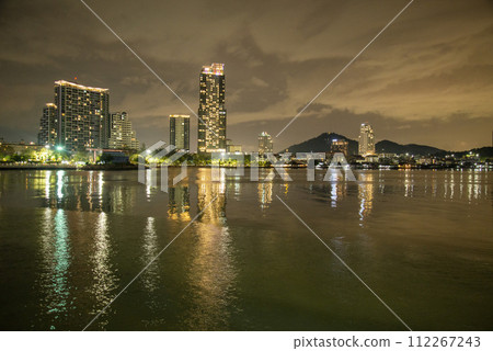 THAILAND SIRACHA CITY SKYLINE THAILAND SIRACHA CITY SKYLINE 112267243