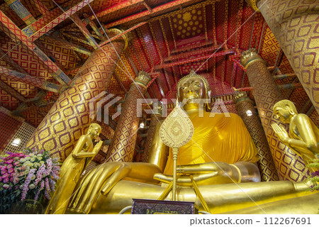 THAILAND AYUTTHAYA WAT PHANAN CHOENG THAILAND AYUTTHAYA WAT PHANAN CHOENG 112267691