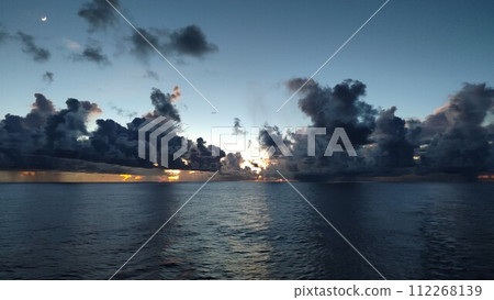 Incredibly beautiful sunset in the Atlantic Ocean Incredibly beautiful sunset in the Atlantic Ocean 112268139