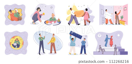 Personal space vector illustration. The personal space metaphor symbolizes invisible boundaries we establish to protect ourselves Feeling safe and comfortable in our personal space is essential Personal space vector illustration. The personal space metaphor symbolizes invisible boundaries we establish to protect ourselves Feeling safe and comfortable in our personal space is essential 112268216