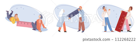 Personal space vector illustration. The concept personal space is deeply rooted in human psychology and social dynamics Establishing clear boundaries helps prevent personal space violations 112268222