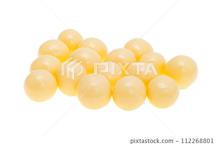 chocolate balls isolated 112268801