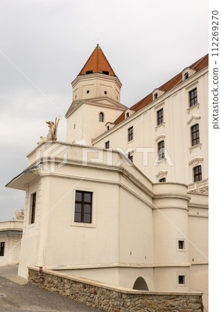 Main castle of Bratislava, capital of Slovakia. Beautiful european architecture. Main castle of Bratislava, capital of Slovakia. Beautiful european architecture. 112269270