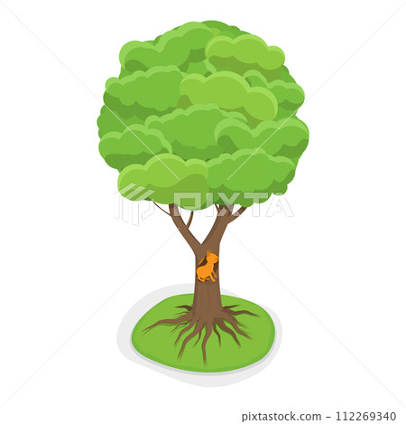 3D Isometric Flat Vector Set of Wild And Domestic Animals With Homes. Item 2 3D Isometric Flat Vector Set of Wild And Domestic Animals With Homes. Item 2 112269340