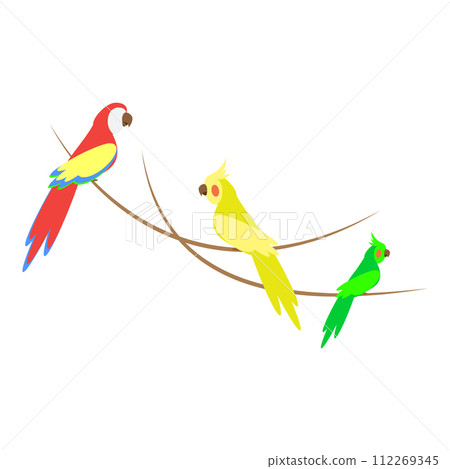 3D Isometric Flat Vector Set of Zoo Animals. Item 2 112269345