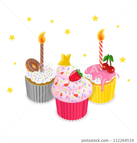 3D Isometric Flat Vector Set of Party Items. Item 3 112269519