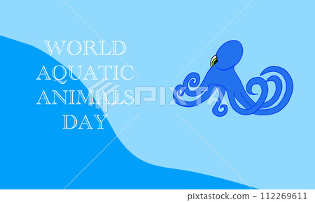 Octopus swimming in the ocean Octopus swimming in the ocean 112269611
