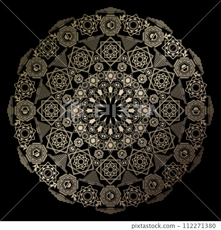曼荼羅矢量圖 112271380