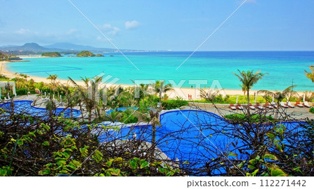Tropical beach resort scenery Tropical beach resort scenery 112271442