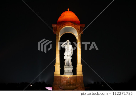 Soldiers monument at India Gate night in New Delhi of Amar Jawan Jyoti Soldiers monument at India Gate night in New Delhi of Amar Jawan Jyoti 112271785