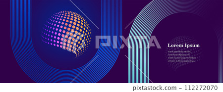 geometry abstract striped line halftone background geometry abstract striped line halftone background 112272070