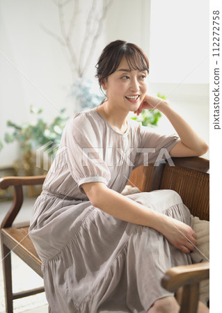 Organic beauty for middle-aged women 112272758