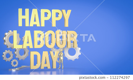 The Money Bag and coins for Business concept 3d rendering. 112274297