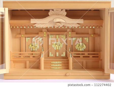 Shinto altar in a box 3 shrines 2 Shinto altar in a box 3 shrines 2 112274402