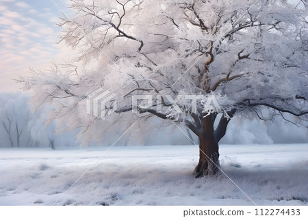 美麗的雪景6 AI生成影像 112274433