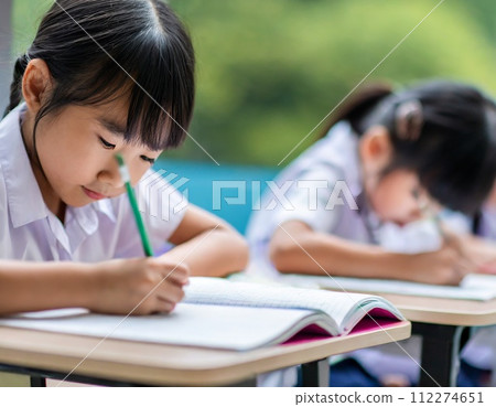 Children studying 3 AI generated image Children studying 3 AI generated image 112274651