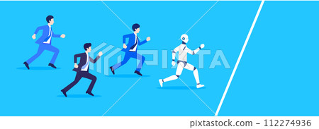 工作被人工智慧奪走的形象 工作被人工智慧奪走的形象 112274936