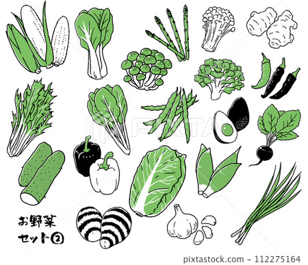 蔬菜套裝②單色 112275164