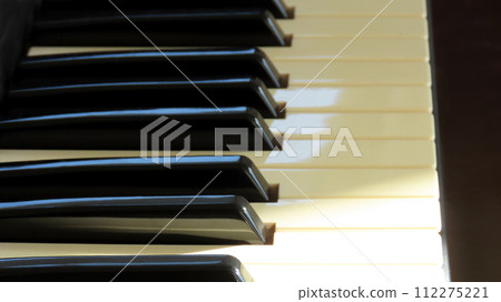 School piano keyboard Instrument material for music classroom image School piano keyboard Instrument material for music classroom image 112275221