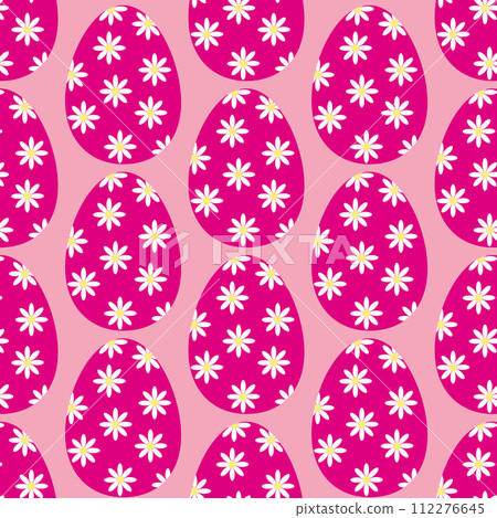 Easter eggs simple seamless pattern. Easter eggs, Easter symbol, decorative vector elements. Easter eggs simple seamless pattern. Easter eggs, Easter symbol, decorative vector elements. 112276645