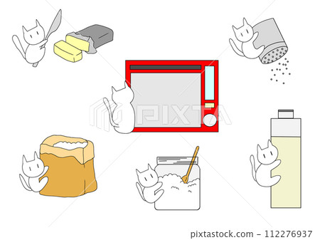 Illustration set for cooking recipes Illustration set for cooking recipes 112276937