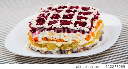 Herring under fur coat Herring under fur coat 112278069