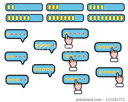 Starlight Loading Illustration - Line Icon 112281771
