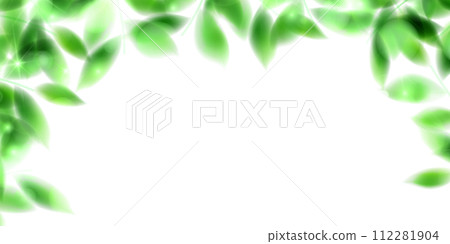 New green leaves landscape background New green leaves landscape background 112281904